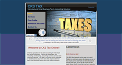 Desktop Screenshot of ckstax.com