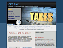 Tablet Screenshot of ckstax.com
